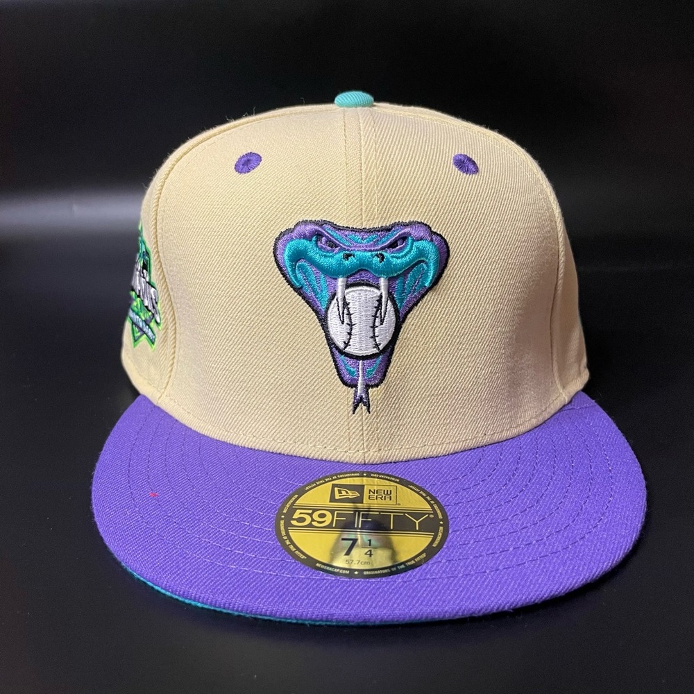 Arizona Diamondbacks New Era Fitted Hat 59FIFTY Exclusive 01 WS Side Patch